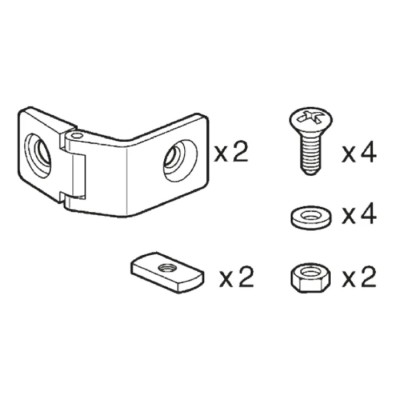 Legrand Enclosure Accessory Zamak Hinge for Use with Atlantic Enclosure 0 358 07