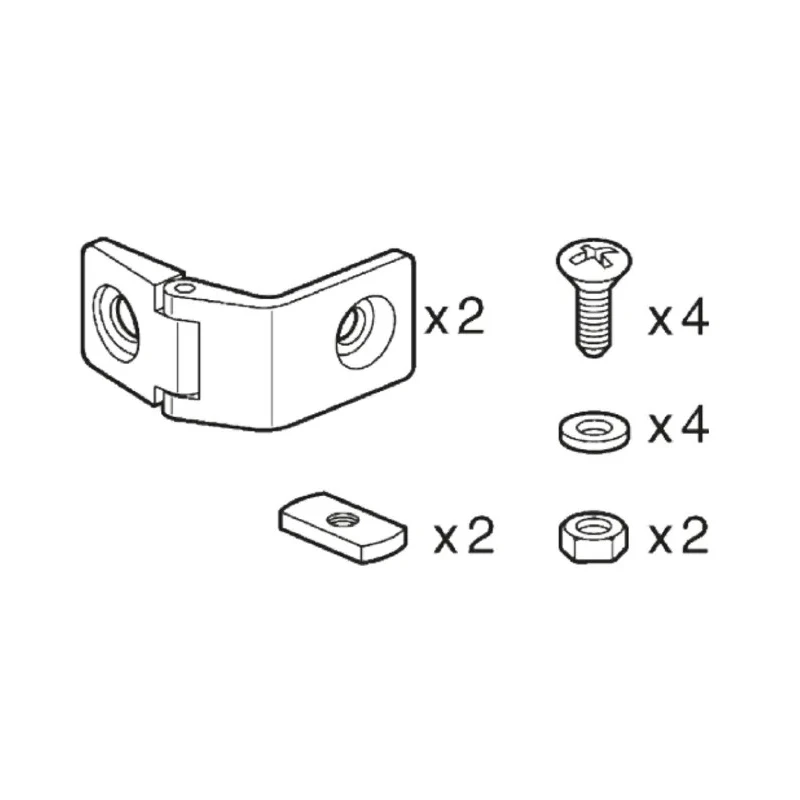 Legrand Enclosure Accessory Zamak Hinge for Use with Atlantic Enclosure 0 358 07