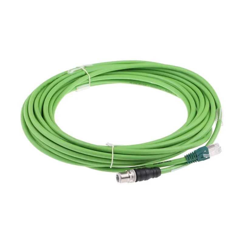Schneider Electric Ethernet Cable M12 RJ45, 10 m Length, PVC Jacket, Terminated 