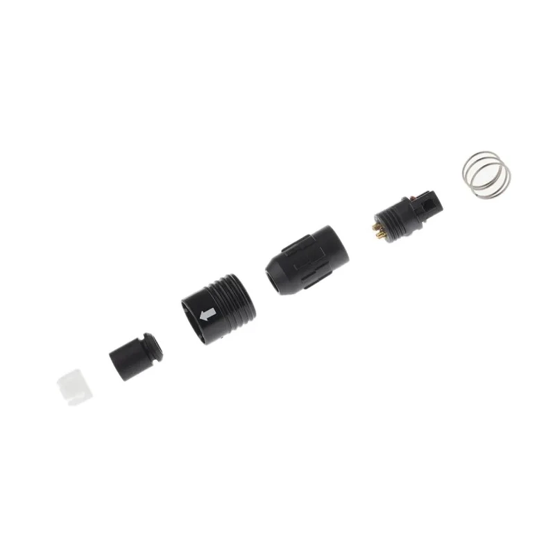 Hirose Miniature Circular Connector Plug 6 Contacts Cable Mount Female, IP67, IP68, 100V AC, 2A HR30