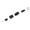 Hirose Miniature Circular Connector Plug 6 Contacts Cable Mount Female, IP67, IP68, 100V AC, 2A HR30