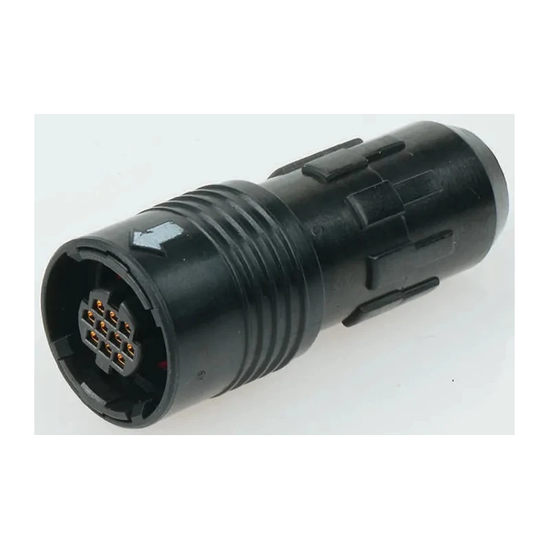 Hirose Miniature Waterproof Circular Connector, 12 Contacts, Cable Plug, Female, IP67 IP68, 30V AC, 2A Current, HR30 Series 