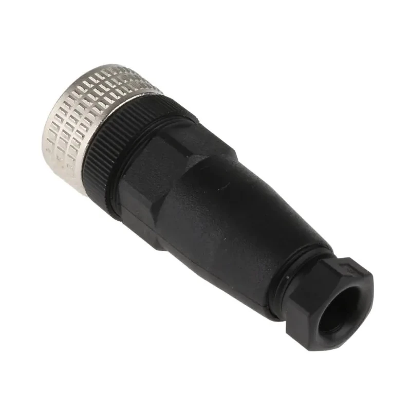 Telemecanique Sensors Circular Connector 4 Contacts M12 Socket Female IP67 Cable Mount XZCC12FDM40B