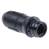 Hirose Circular Connector Miniature Socket, 6 Contacts, Cable Mount, IP67/IP68, 100V AC, 2A, Gold Plating HR30