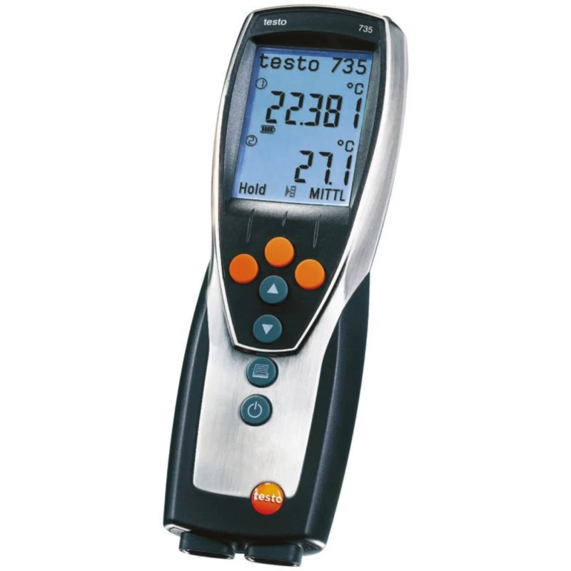 Testo PT100 Probe Handheld Digital Thermometer 3 Inputs 1760°C Max ±0.2°C Accuracy 735-1