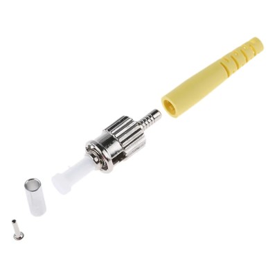 RS PRO ST UPC Single Mode Simplex Fibre Optic Connector 125 μm Fibre Size 0.3dB Insertion Loss 536-8109