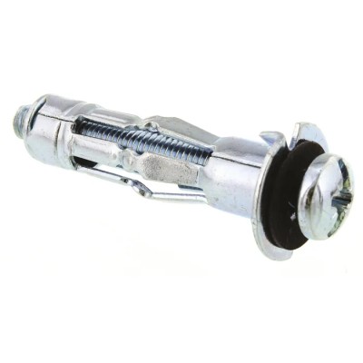 RawlPlug Carbon Steel Expanding Bolt Cavity Fixing Zinc Plated 10mm Fixing Hole Diameter SM-05037