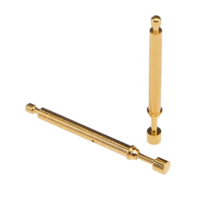 HARWIN Gold Test Pin 2A Gold Plated Brass Contact Male Spring Terminal P1113CA3