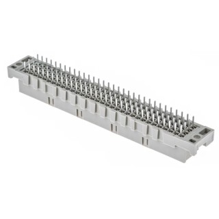 ERNI DIN 41612 Connector 128 Way 2.54 mm Pitch Through Hole Type C/2 Solder Class C2 4 Row Female Straight 254977 / 254977-E