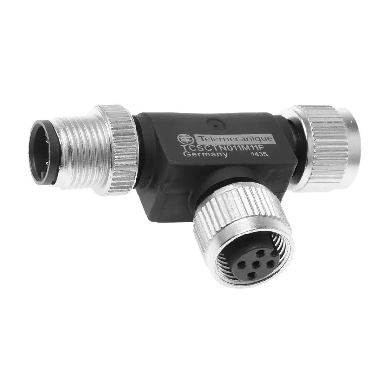 Telemecanique Sensors Circular Connector Adapter 5 M12 Female to 5 M12 Female 29V T Orientation TCSCTN011M11F