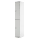 RS PRO 2 Door Steel Grey Industrial Locker 1800 mm Height x 300 mm Width x 300 mm Depth 521-497