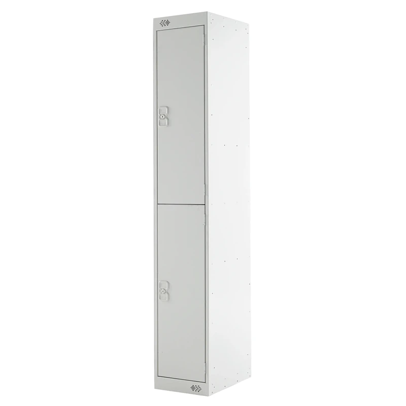 RS PRO 2 Door Steel Grey Industrial Locker 1800 mm Height x 300 mm Width x 300 mm Depth 521-497