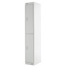RS PRO 2 Door Steel Grey Industrial Locker 1800 mm Height x 300 mm Width x 300 mm Depth 521-497