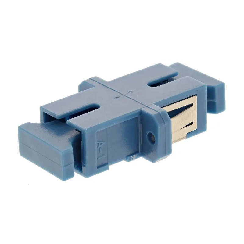 RS PRO Fibre Optic Adapter SC to SC Single Mode Simplex Blue Ceramic Housing 536-7566