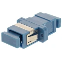 RS PRO Fibre Optic Adapter SC to SC Single Mode Simplex Blue Ceramic Housing 536-7566