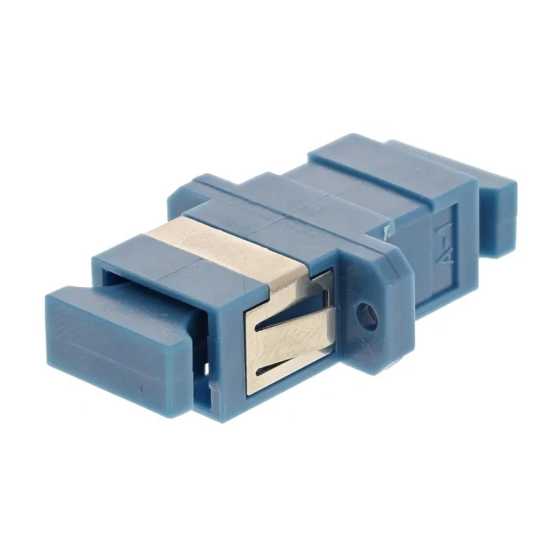 RS PRO Fibre Optic Adapter SC to SC Single Mode Simplex Blue Ceramic Housing 536-7566
