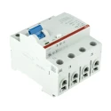 ABB F200 Series Residual Current Circuit Breaker 25A 4-Pole 30 mA Type AC 0.03 A 400V ac 2CSF204001R1250 F204 AC-25/0,03