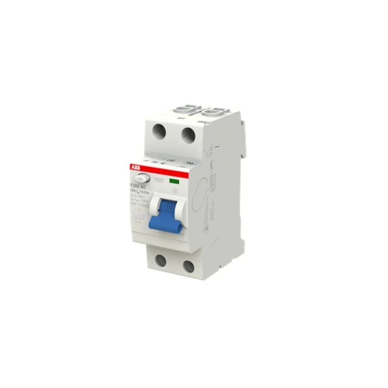 ABB F200 Series Residual Current Circuit Breaker 25A 2-Pole 30mA Type AC 230V AC 2CSF202001R1250 F202 AC-25/0,03