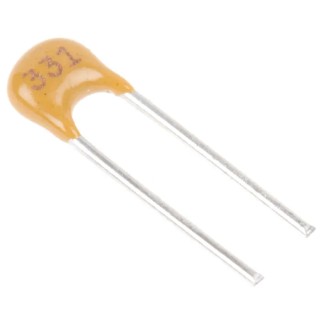 KEMET 330 pF Multilayer Ceramic Capacitor, 200V dc, ±5 %, Through Hole Radial C315C331J2G5TA