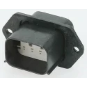 Molex Male Connector Housing 5.84 mm Pitch 6 Way 2 Row Straight Cable Mount MX150L 