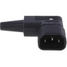 Schurter C14 Right Angle Cable IEC Connector Male, 250V, 10A 4733.0000