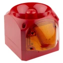Klaxon Nexus Series Amber Sounder-Beacon Combination IP21 IP65 IP66 IP67 230V AC Wall Mount 105 dB @ 1m Electronic PNC-0007