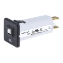 Schurter Thermal Magnetic Circuit Breaker 16A Current Rating 1-Pole Panel Mount 240VAC 32VDC 4404.0001