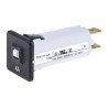 Schurter Thermal Magnetic Circuit Breaker 16A Current Rating 1-Pole Panel Mount 240VAC 32VDC 4404.0001