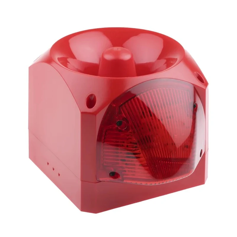 Klaxon Nexus Series Red Sounder-Beacon Combination IP66 60V DC 110 dB @ 1m Electronic PNC-0013