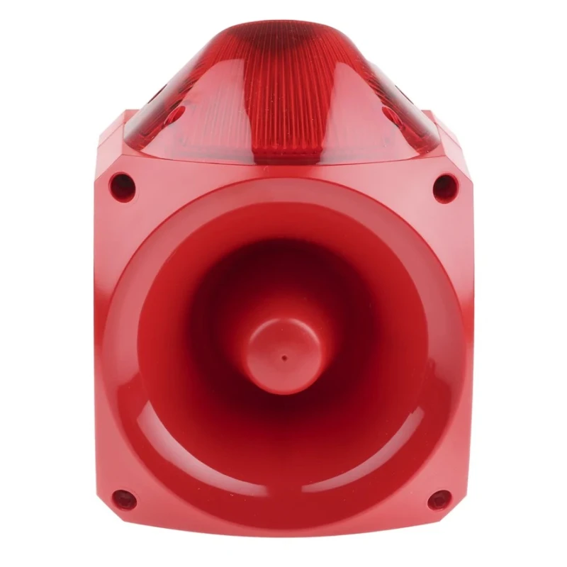 Klaxon Nexus Series Red Sounder-Beacon Combination IP66 60V DC 110 dB @ 1m Electronic PNC-0013
