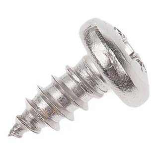 RS PRO Plain Stainless Steel Pan Head Self-Tapping Screw Thread Size 8 Length 9.5mm 521-608