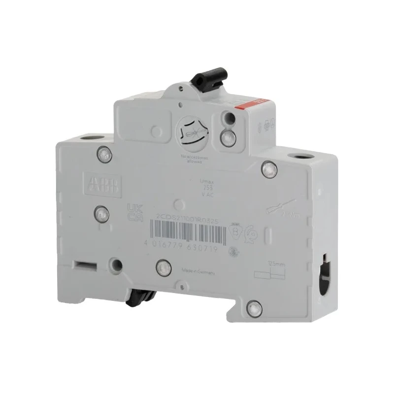 ABB ComPact Home SH200 Miniature Circuit Breaker, 1-Pole, 32A, Type B, 440V AC, 60V DC, 6 kA Breaking Capacity SH200