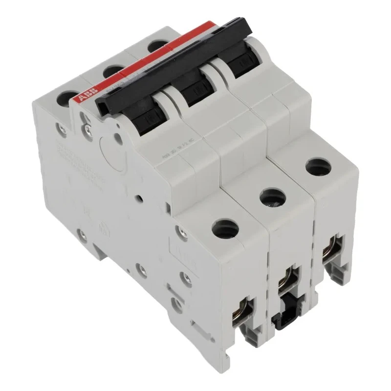 ABB Miniature Circuit Breaker 3-Pole 10A Type B Thermal Trip 440V AC 6kA Breaking Capacity SH200