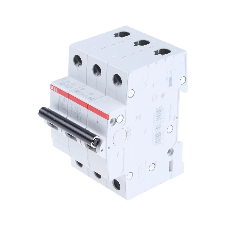 ABB ComPact Home Miniature Circuit Breaker 3-Pole 40A Type C 440V AC 6kA Breaking Capacity SH200