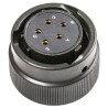 Amphenol Limited Brass Straight 5-Way Cable MIL Spec Circular Connector Male Olive, Female Contacts, Shell 62GB-56T14-05SN