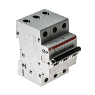 ABB ComPact Home Miniature Circuit Breaker 3-Pole 6A Type C 440V AC 6 kA Breaking Capacity SH200