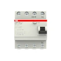 ABB FH200 Series Residual Current Circuit Breaker, 63A, 4-Pole, 30 mA, Type AC, 0.03 A 400V ac FH200
