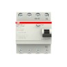 ABB FH200 Series Residual Current Circuit Breaker, 63A, 4-Pole, 30 mA, Type AC, 0.03 A 400V ac FH200