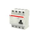ABB FH200 Series Residual Current Circuit Breaker, 63A, 4-Pole, 30 mA, Type AC, 0.03 A 400V ac FH200