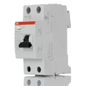 ABB Residual Current Circuit Breaker 25A, 2-Pole, 30mA Trip Sensitivity, Type AC, 1kA Breaking Capacity, DIN Rail Mount FH200