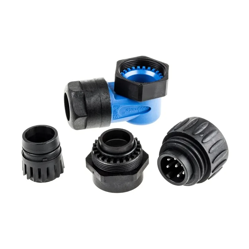 Amphenol Industrial Circular Connector 6 Contacts Cable Plug Male IP67 Ecomate M Series C01630K00610010