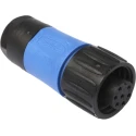 Amphenol Industrial Circular Connector 6 Contacts Cable Standard Socket Female IP67 Ecomate M Series C01630D00610010