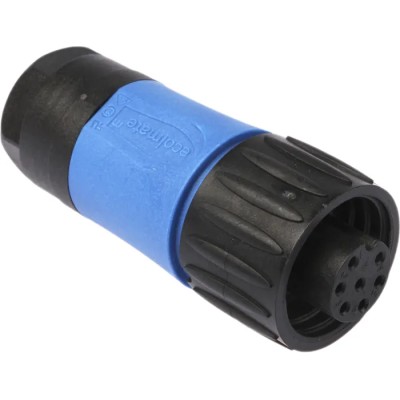 Amphenol Industrial Circular Connector 6 Contacts Cable Standard Socket Female IP67 Ecomate M Series C01630D00610010