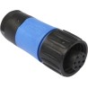 Amphenol Industrial Circular Connector 6 Contacts Cable Standard Socket Female IP67 Ecomate M Series C01630D00610010