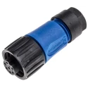 Amphenol Industrial Circular Connector 6 Contacts Cable Socket Female IP67 Thermoplastic Ecomate M Series C01610D00601010