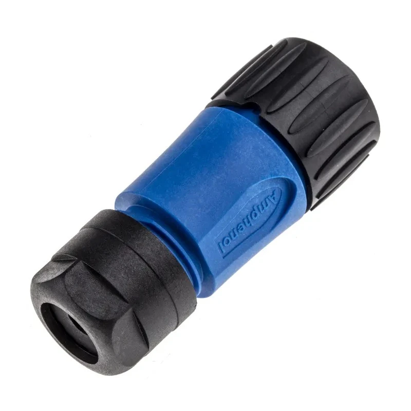 Amphenol Industrial Circular Connector 6 Contacts Cable Socket Female IP67 Thermoplastic Ecomate M Series C01610D00601010