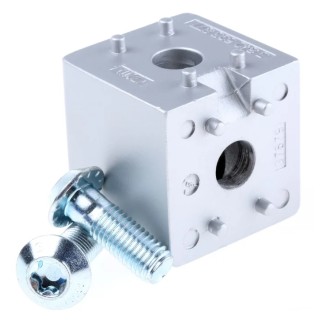 Bosch Rexroth Connecting Component Cube Connector for 45 mm Strut Profile with 10 mm Groove Size 3842549871