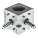 Bosch Rexroth M8, S12 Cube Connector Connecting Component Strut Profile 45 mm Groove Size 10 mm 3842549873