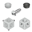 Bosch Rexroth M8, S12 Cube Connector Connecting Component Strut Profile 45 mm Groove Size 10 mm 3842549873