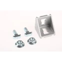 Bosch Rexroth Aluminium M8 Angle Bracket Connecting Component for Strut Profile 40 mm with Groove Size 10 mm 3842551603
